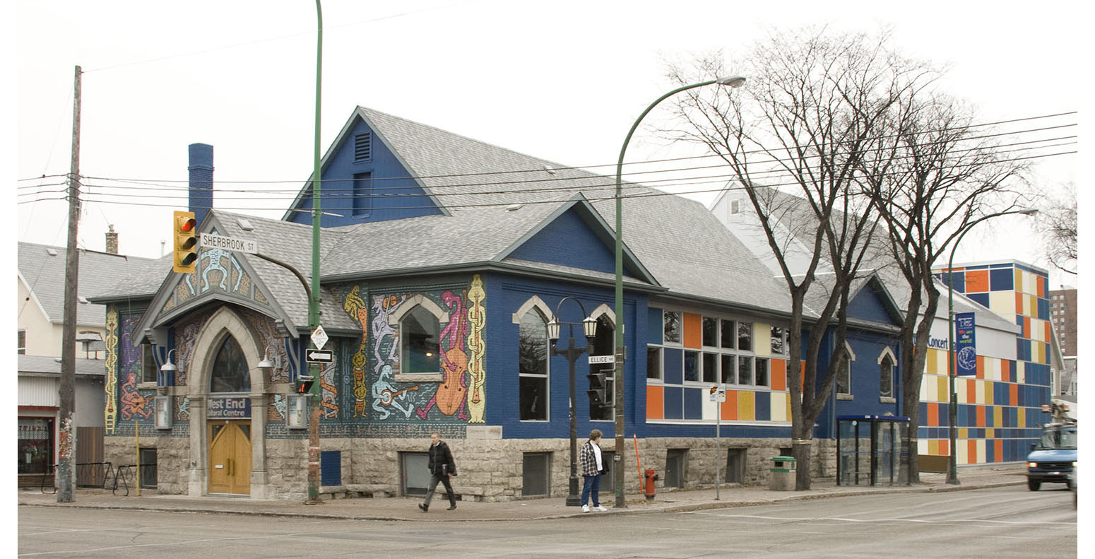  West End Cultural Centre, exterior photo of building from across street / Photo: Tracy A Wieler 