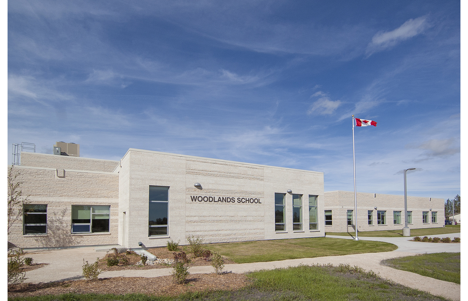  Woodlands K-8 School, exterior photo of building / Photo: Derrick Finch 