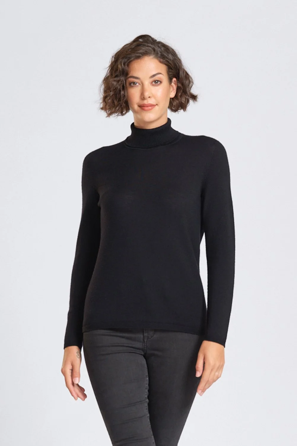 Classic Polo Neck Jumper — Optimum 