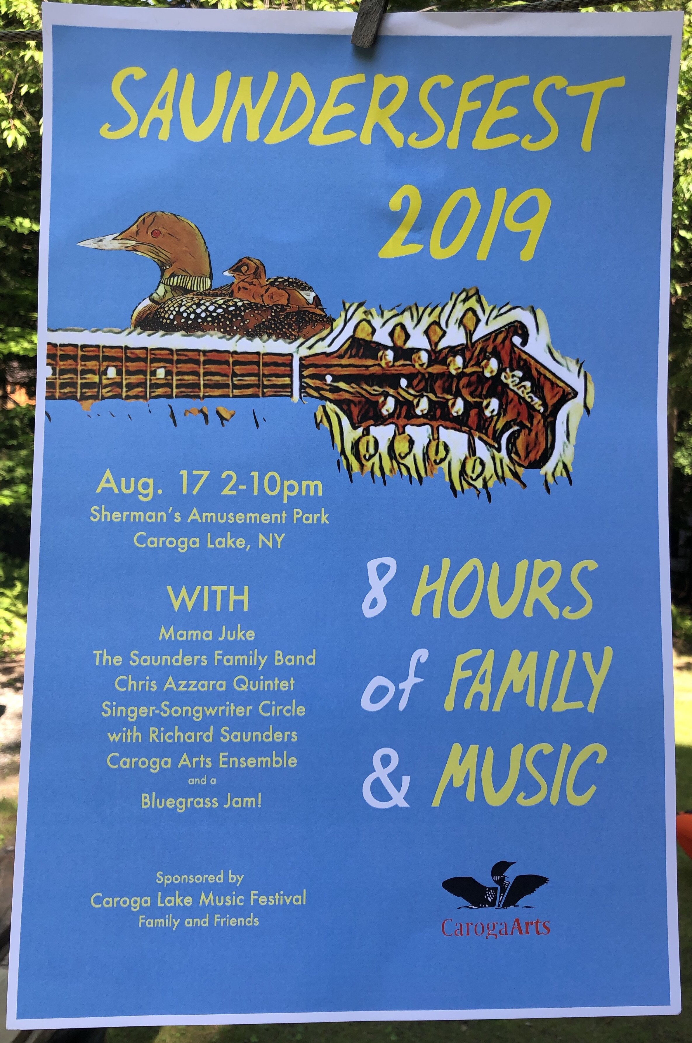 SAUNDERSFEST 2019 Poster