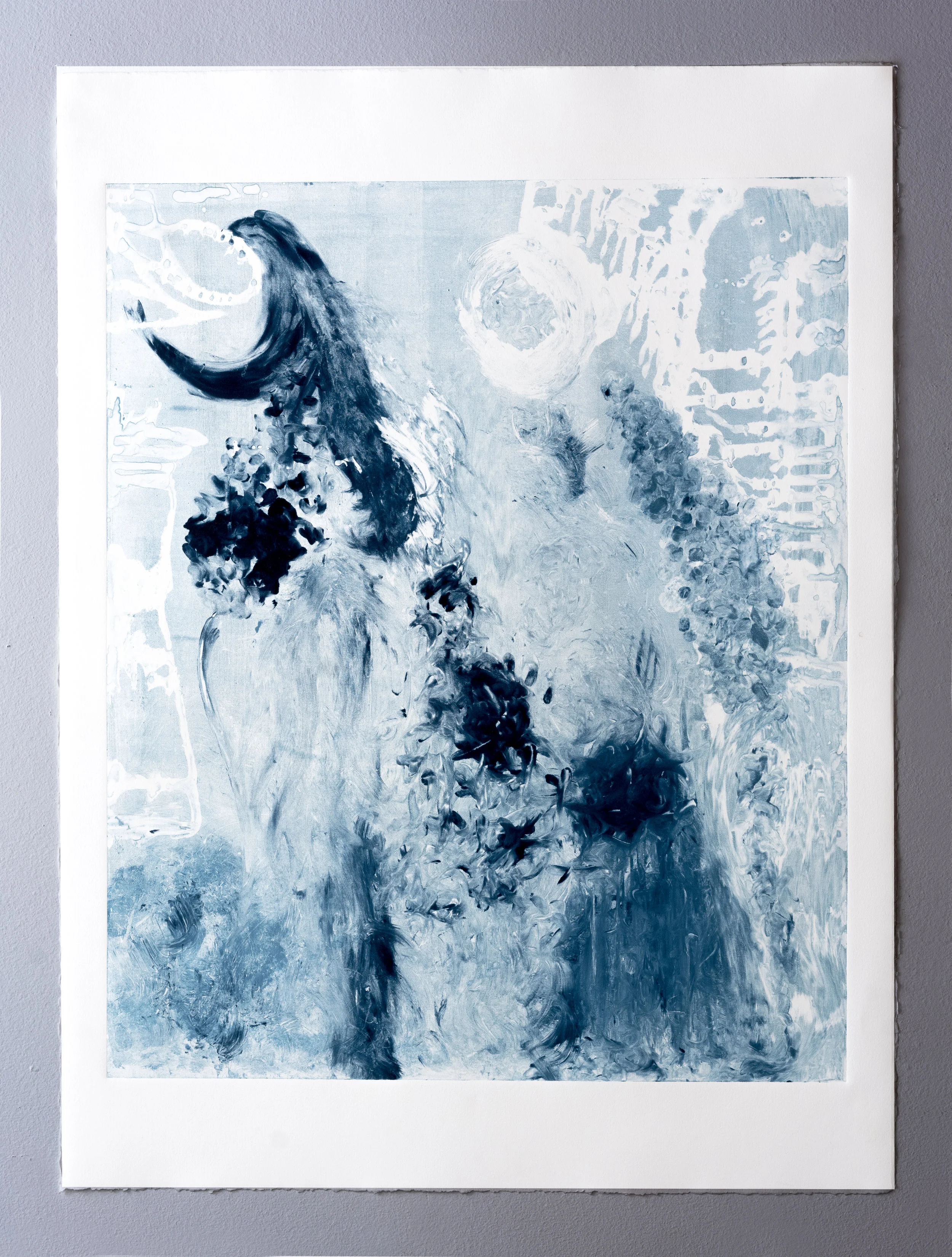   Cosmic Union , 2018, Monotprint, 22 1/2 x 30in 