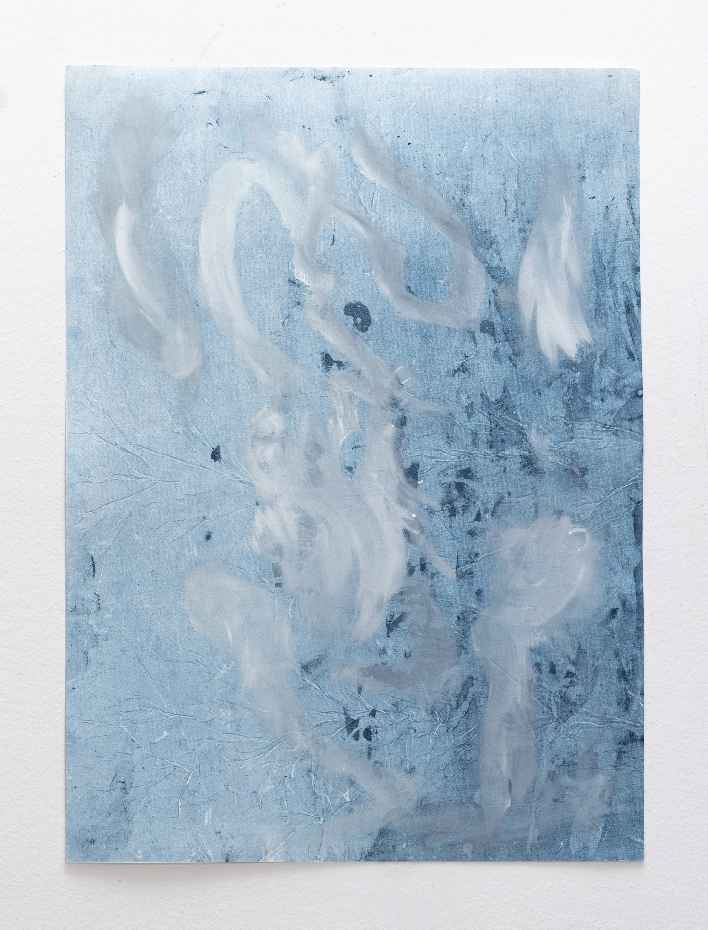   Obake , 2018, Monoprint Mixed Media, 11 x 15in 