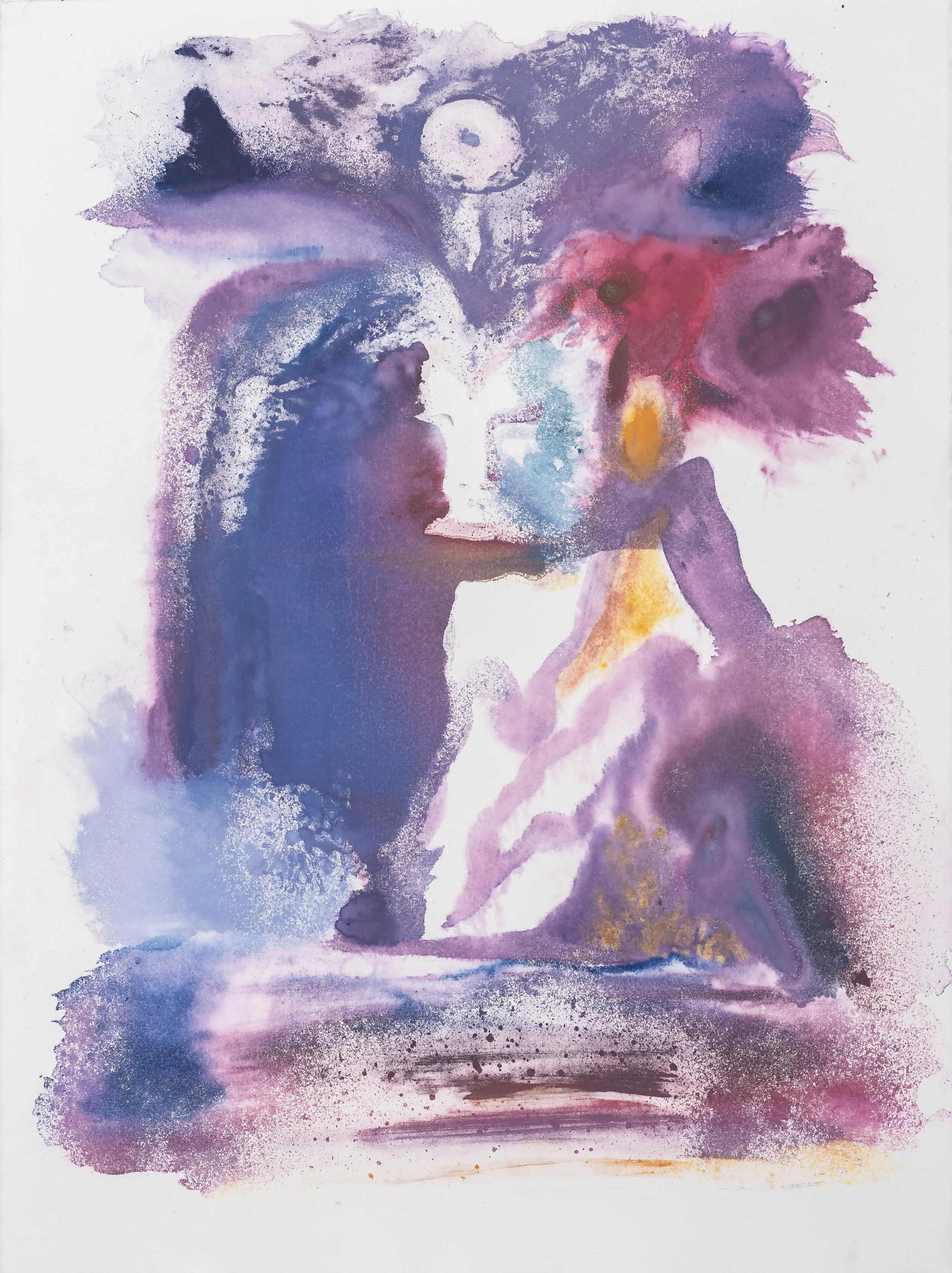   Mama Pacha 1    22x 30 in&nbsp;silk aquatint mono print with earth pigment 2019 
