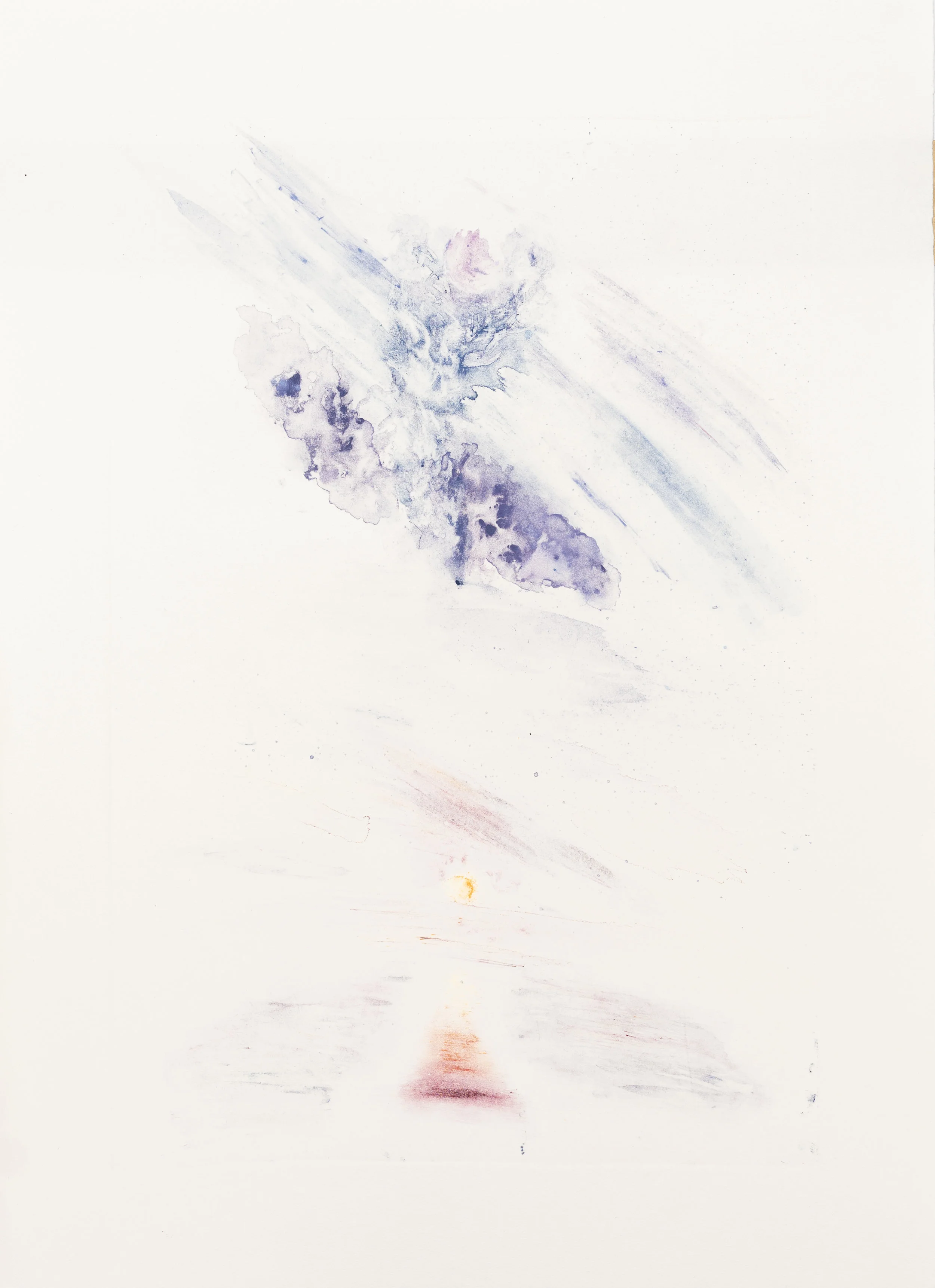   Oscuridad 1  20x 26 in Silk Aquatint Monoprint 2019 