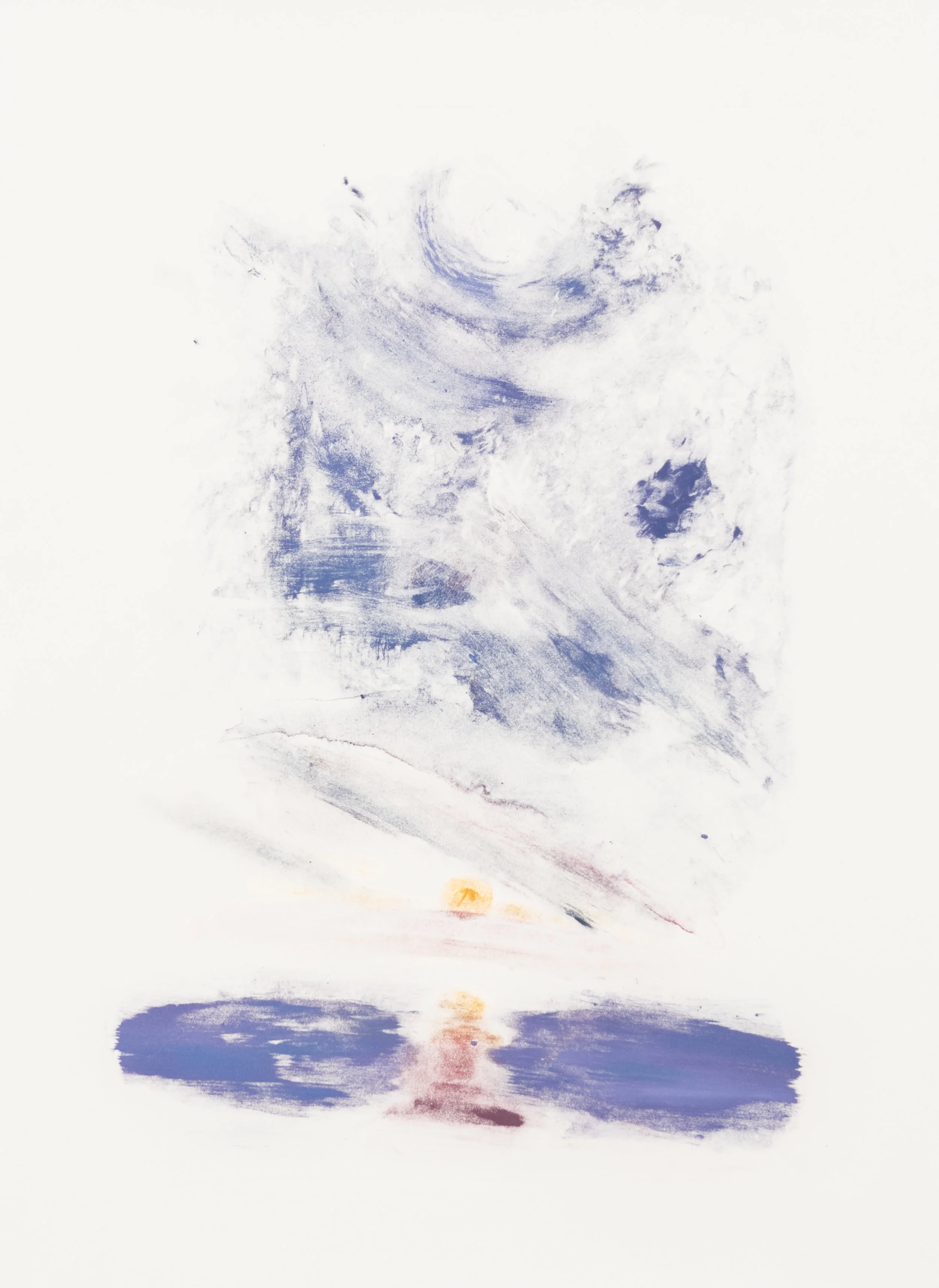   Oscuridad 6  20x 26 in Silk Aquatint Monoprint 2019 