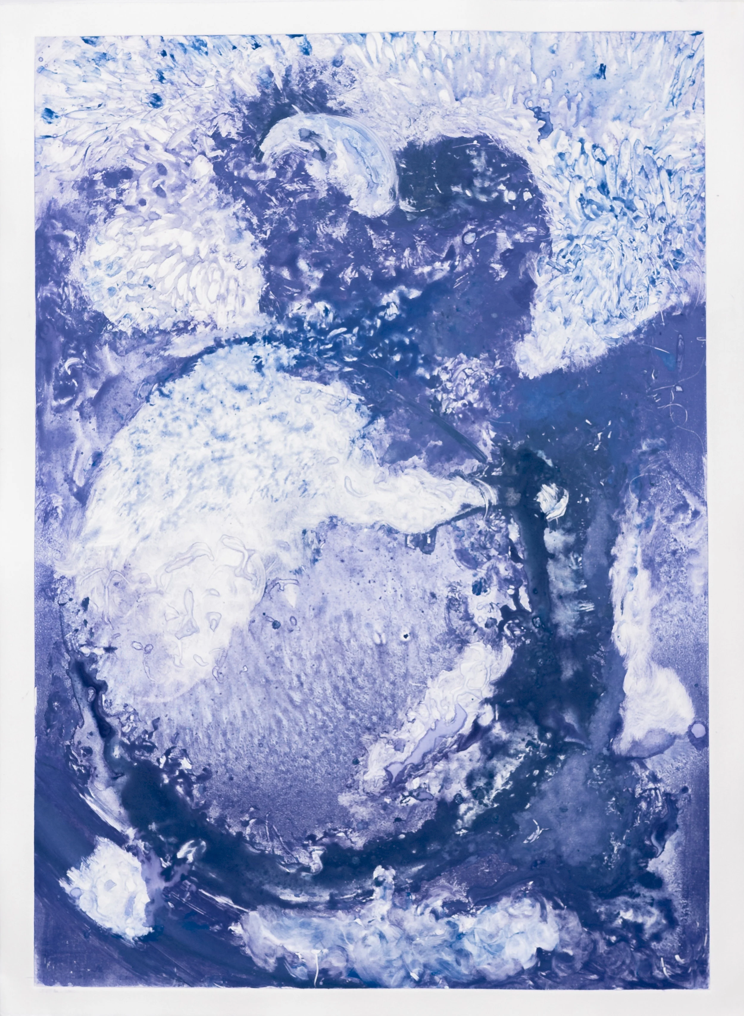   Plasma  22 X 30in Monoprint 2019 