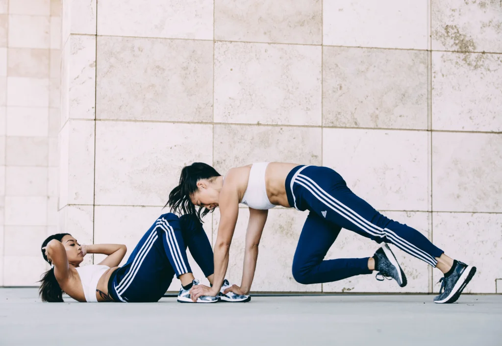 Partner 1- 25 Sit Ups. Two feet on the ground. Arms crossed or behind your head.