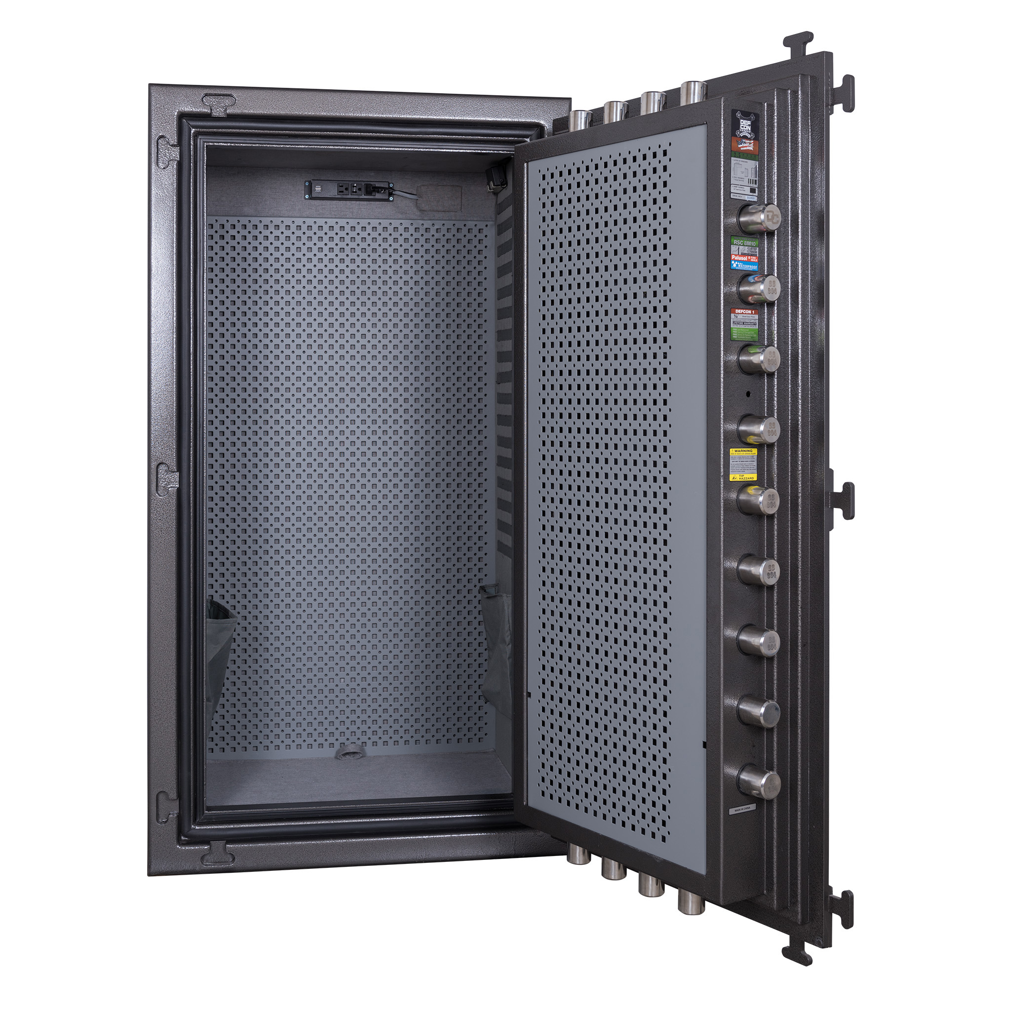 DEFCON 1 Texture Silver - Stainless Steel Plate Door