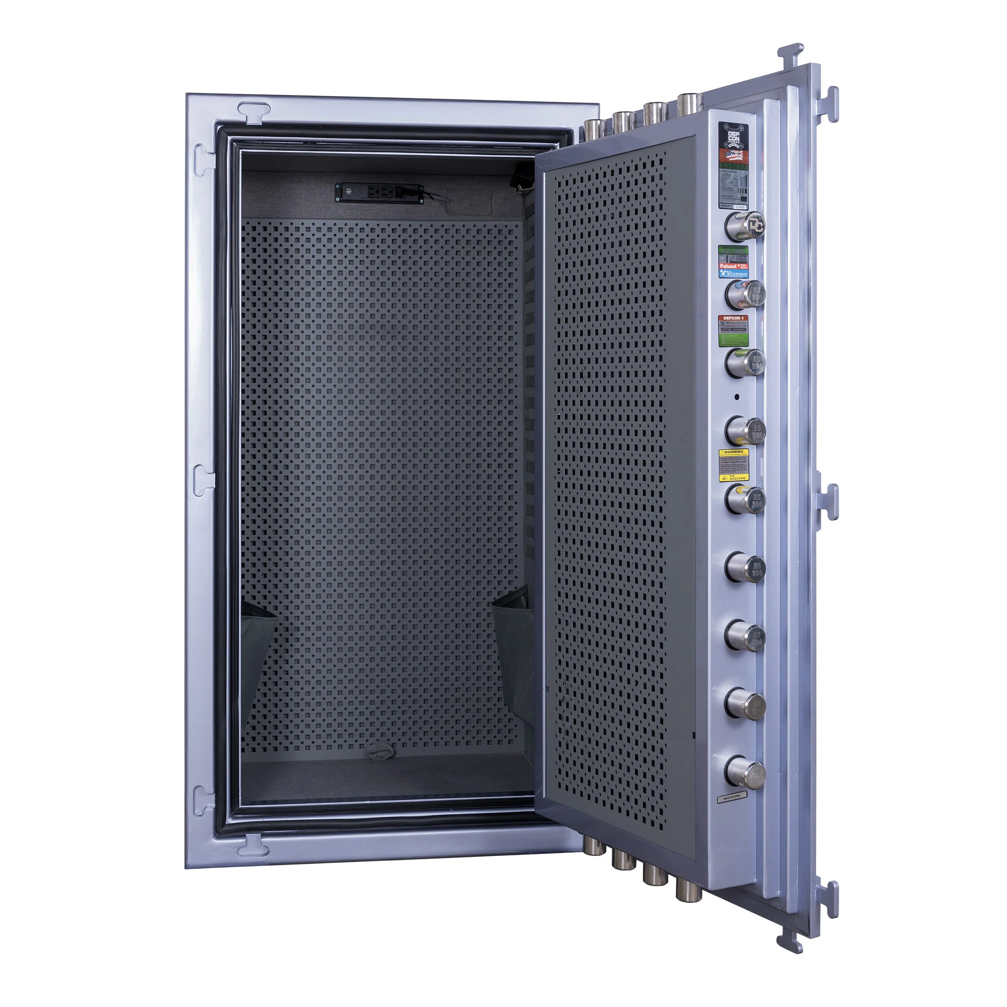 DEFCON 1 Gloss Silver - Stainless Steel Plate Door