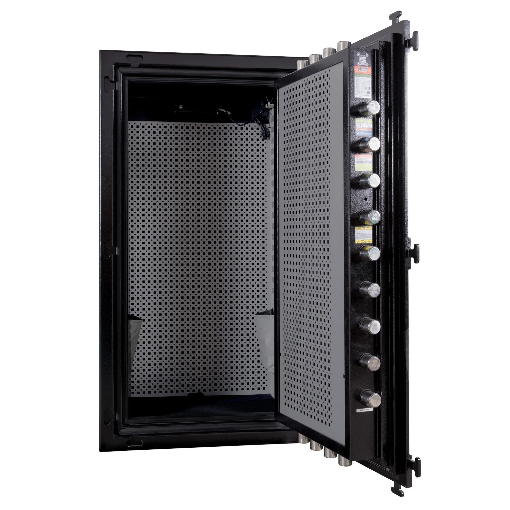 DEFCON 1 Texture Black - Stainless Steel Plate Door