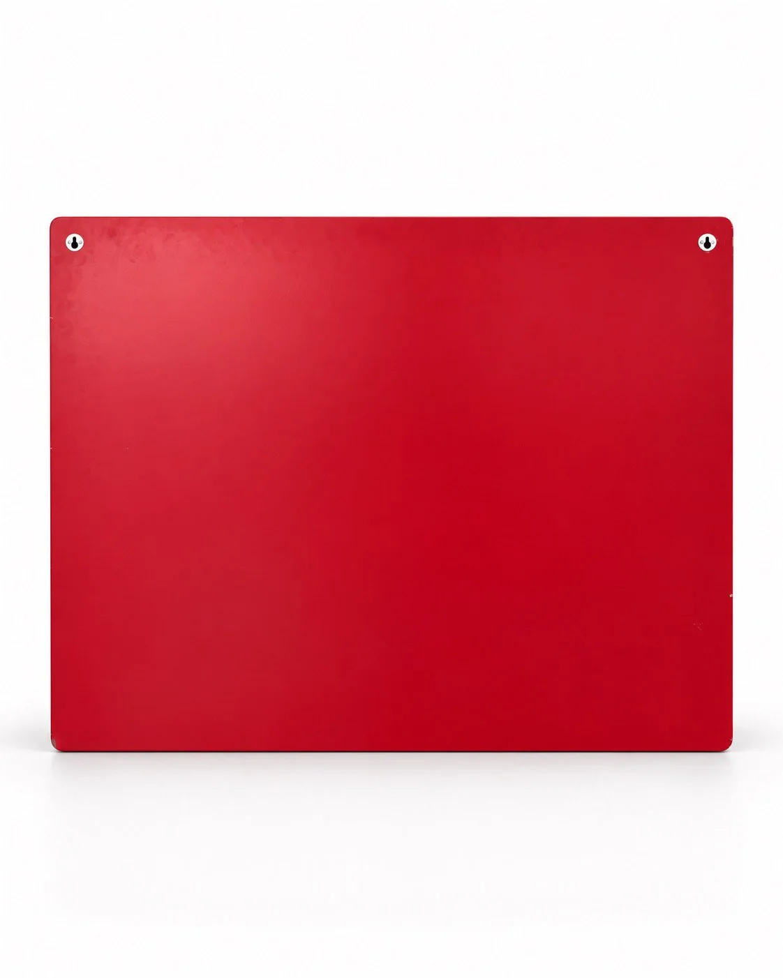 Red Metal Panel with Keyhole Mounts.jpeg