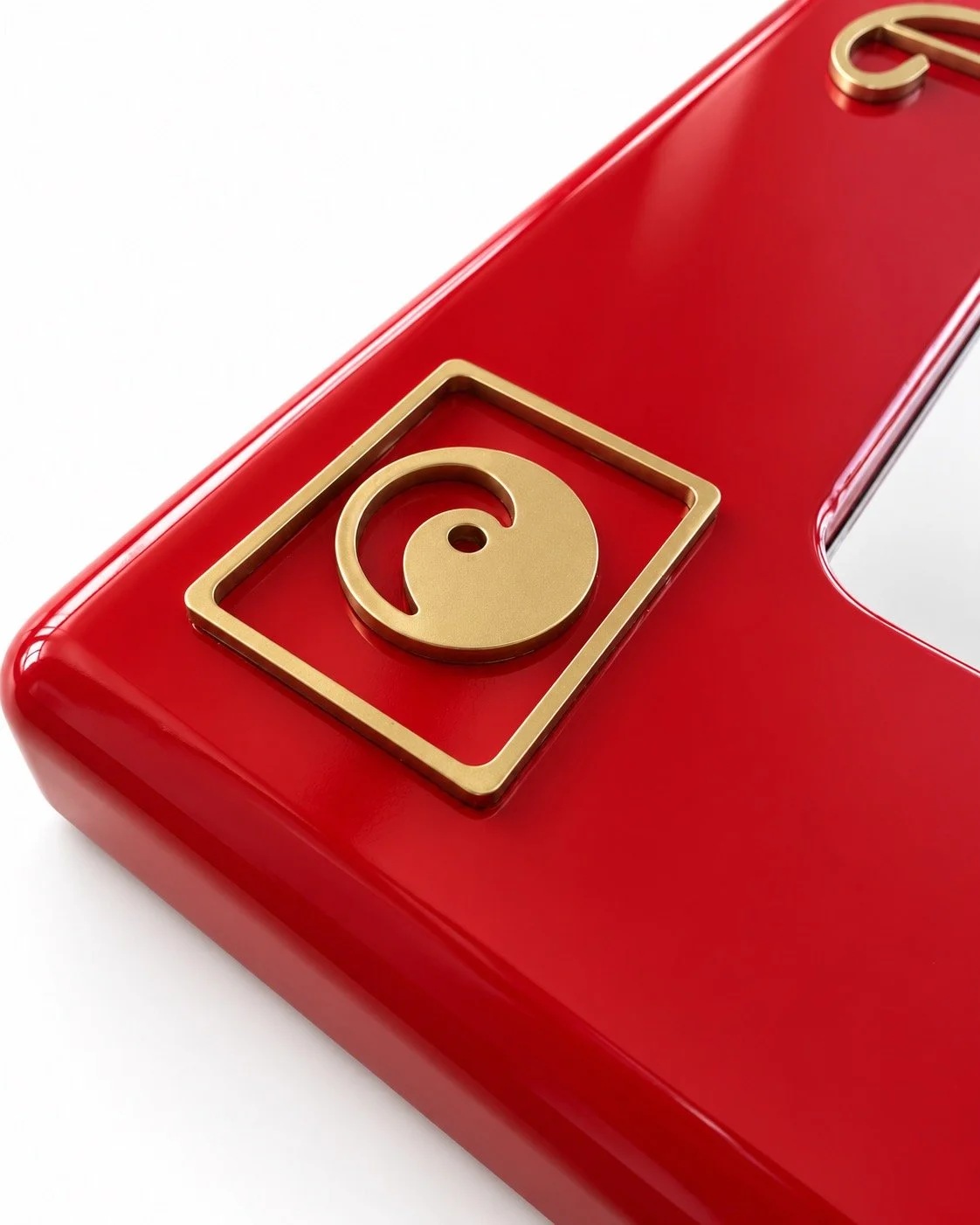 Glossy Red Frame with Gold Emblem.jpeg