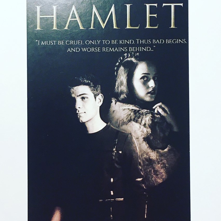 Aren't these amazing?? The theatre publicity department made these, a group of talented students did the photography and graphics and quotes and created these cool hand-out-cards advertising the show. What talented students! I'm very excited to see t