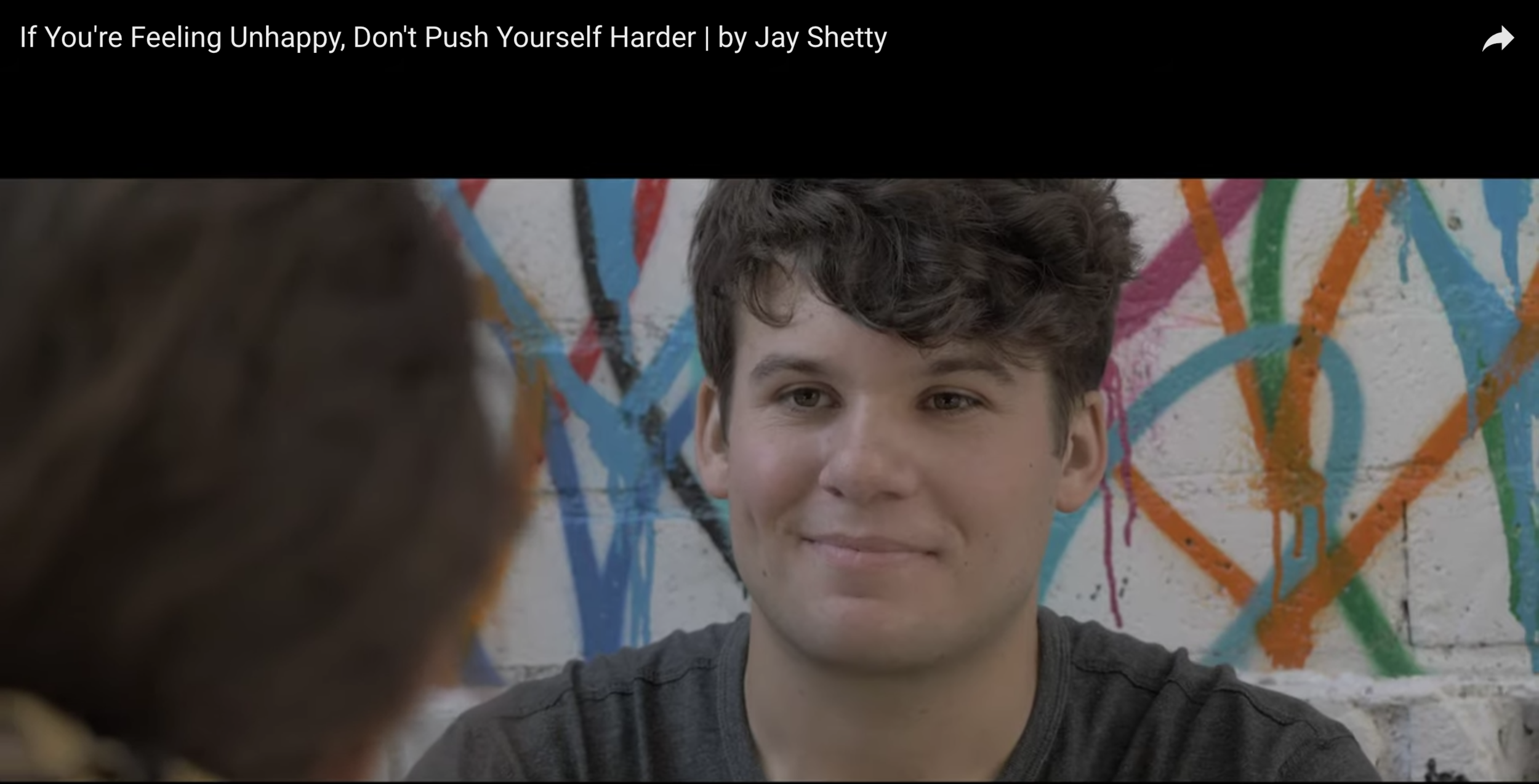 Ignored Guy on First Date in "If You're Feeling Unhappy, Don't Push Yourself Harder" by Jay Shetty
