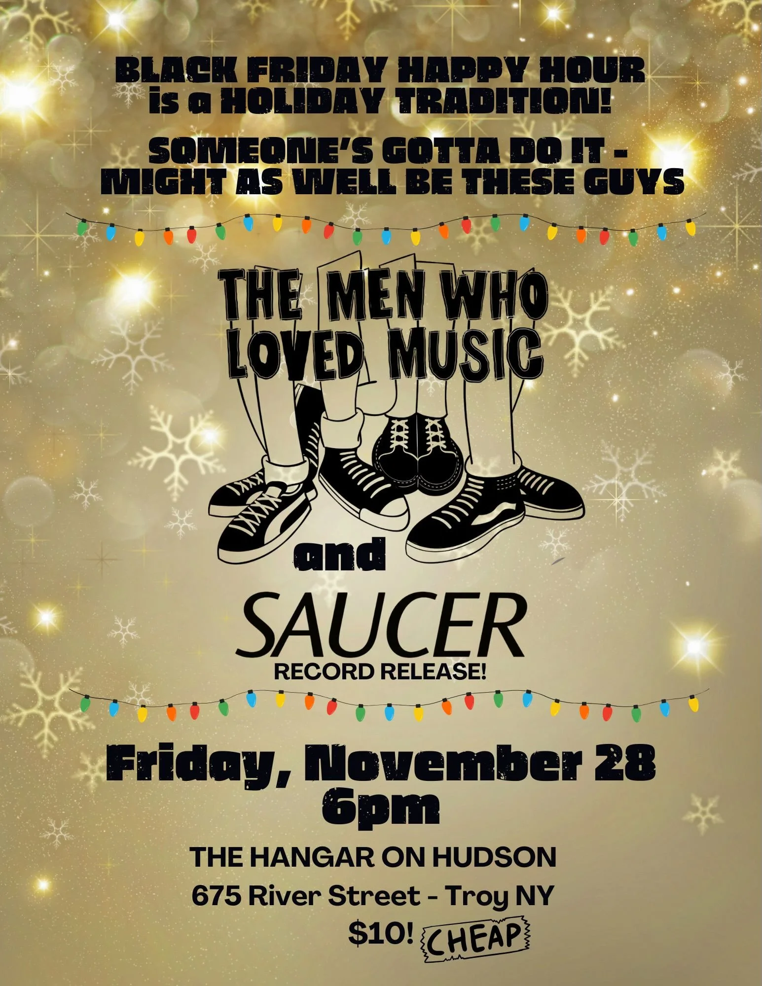  The Men Who Loved Music &amp; Saucer (record release)