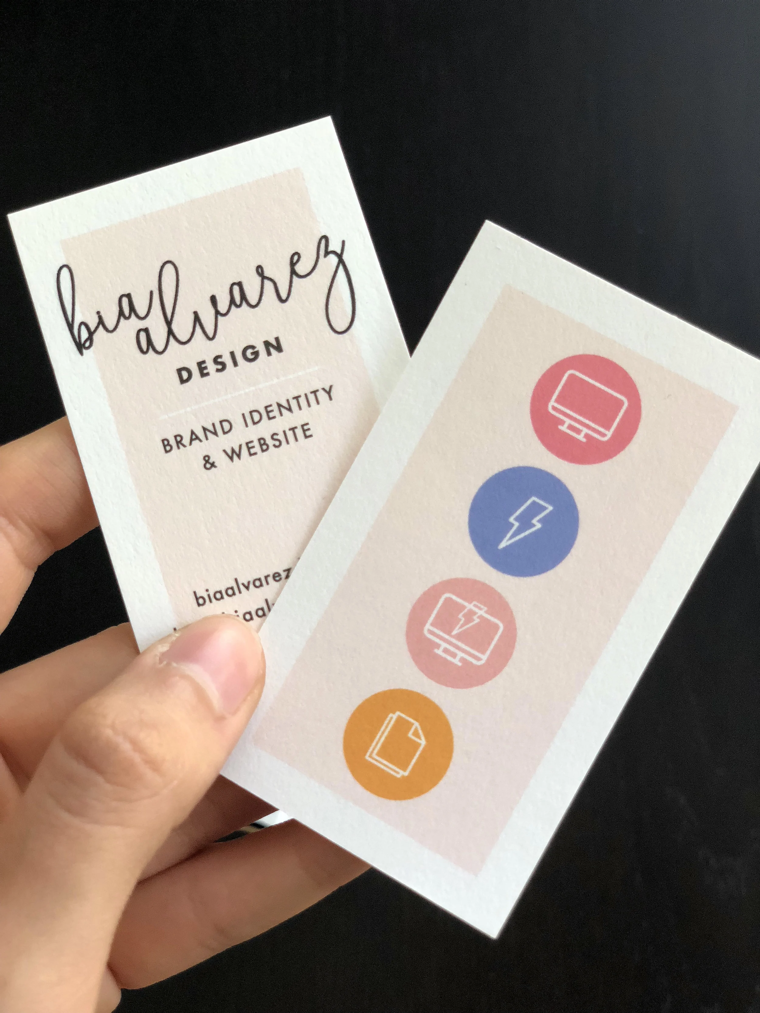 Sustainable Business Cards: Moo's Recycled Cotton Cards Review — Bia Alvarez Design