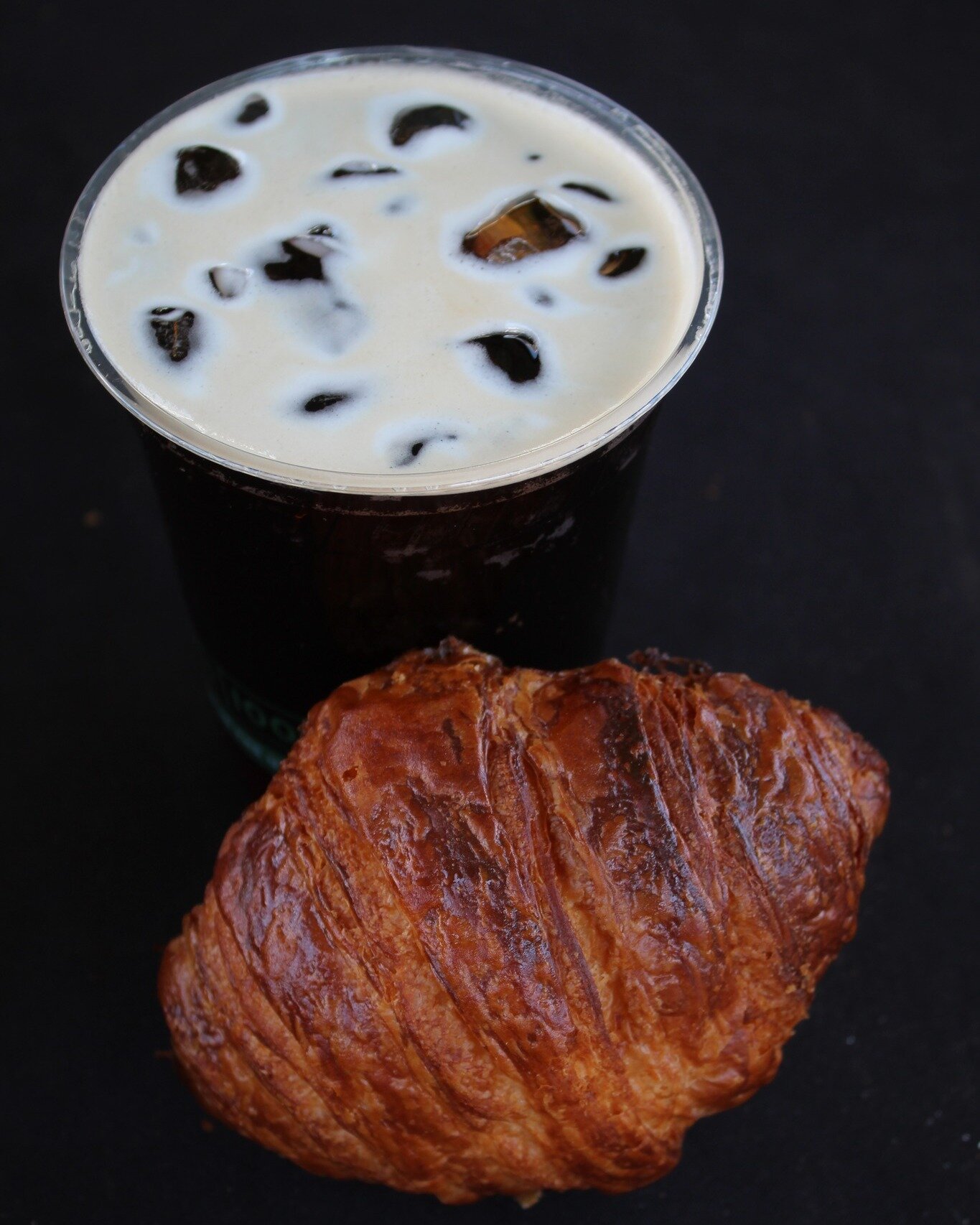 Come on out to Ahwatukee Farmers Market today, 9:00am - 1:00pm to enjoy a cold brew and fresh baked croissant