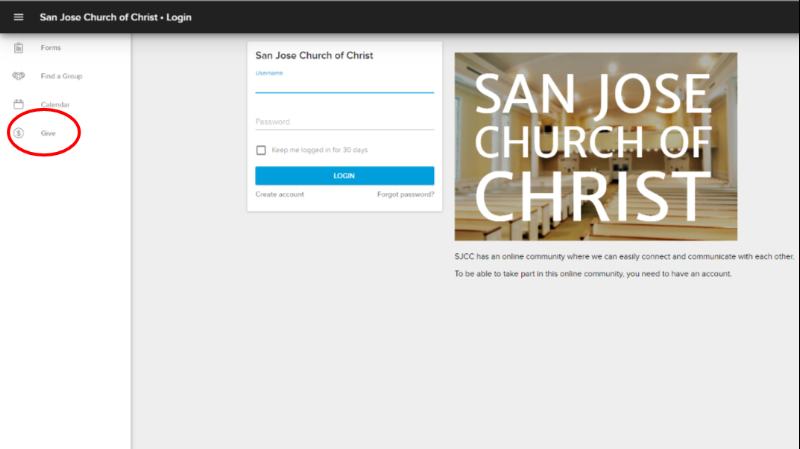CCB screenshot with Give highlighted.png