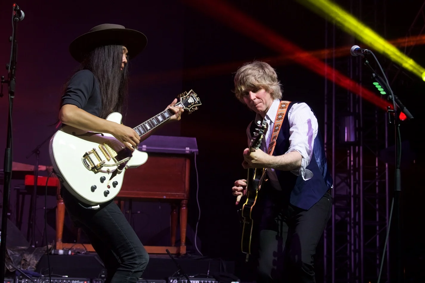 Craig Pfunder and Pat Sansone perform aTribute To Tom Petty Super Jam Friday Late night at This Tent.jpg