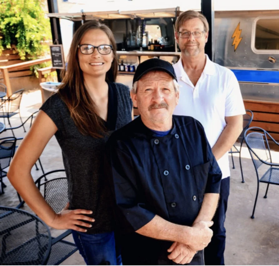 Owner Lee Morris, General Manager Robin Todd, Kitchen Manager Darryl Watkins