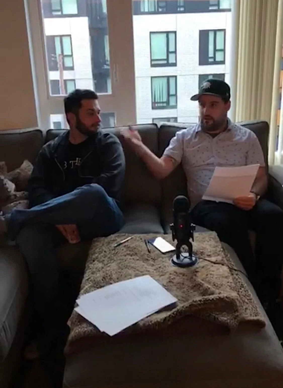 Dave is having to explain something to Sean again.