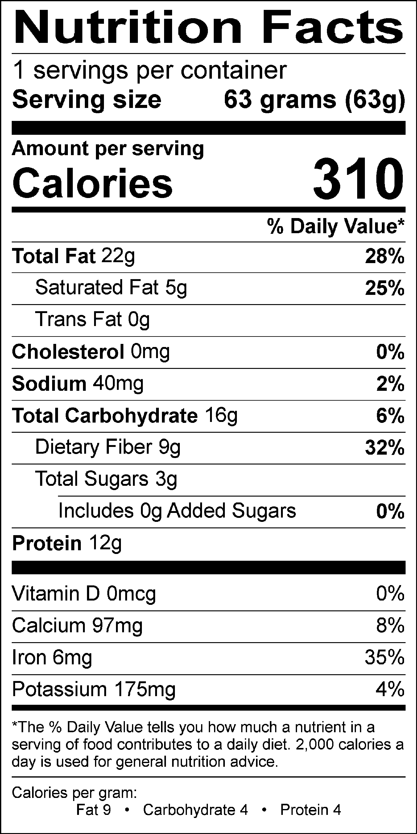 Chocolate Raspberry Smart Noatmeal, Individual Label.png