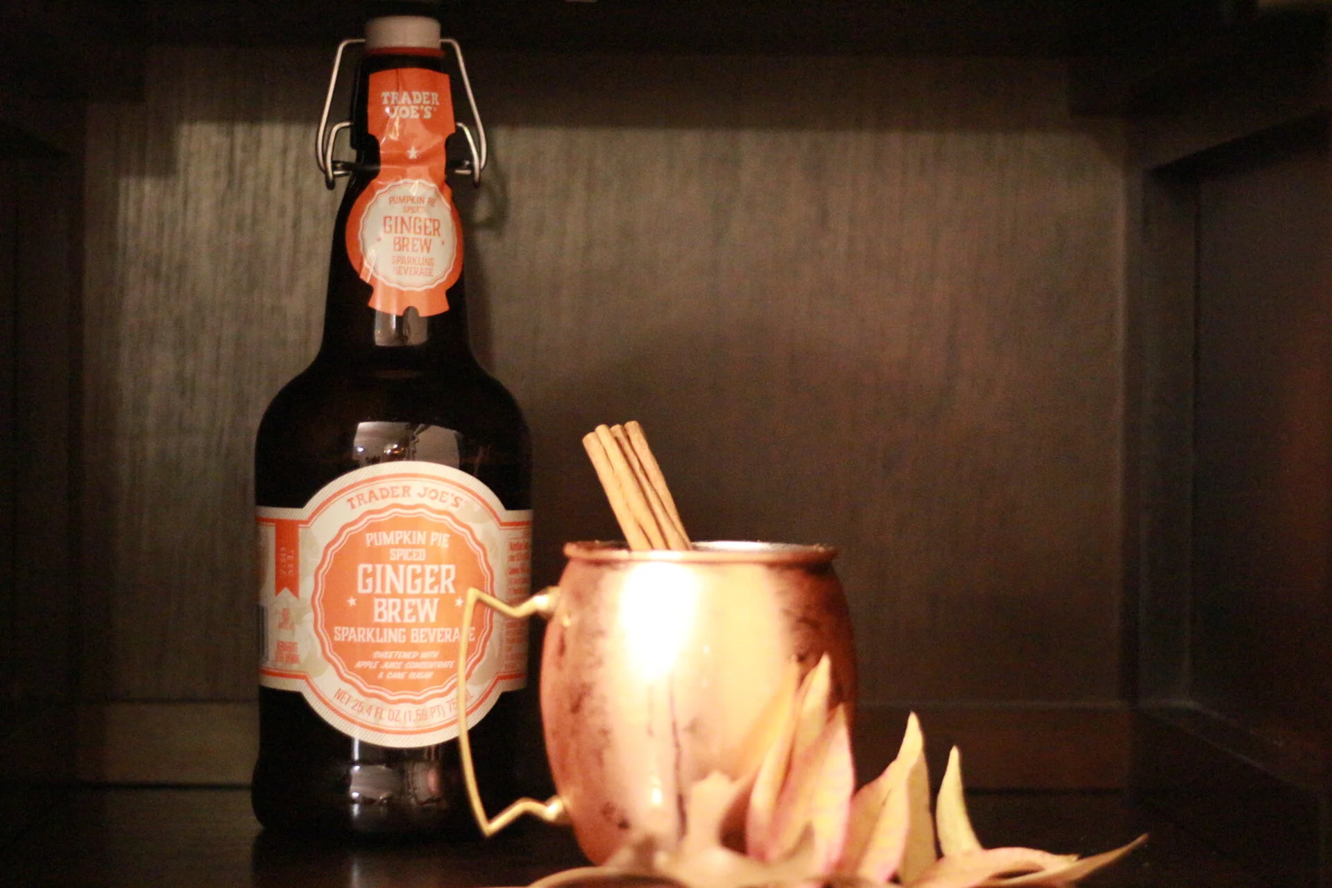 Trader Joe’s Pumpkin Pie Ginger Brew Mule 