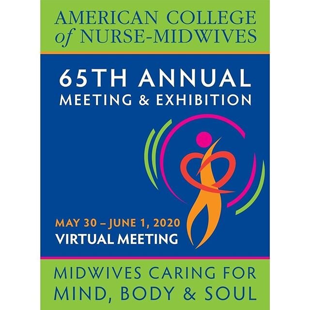 #repost @acnmmidwives
・・・
The 2020 ACNM Annual Meeting is now virtual! While we can't meet in person, our groundbreaking virtual conference will still provide incredible value at a reduced price. Join us for 2.5 days of education, connection, and col