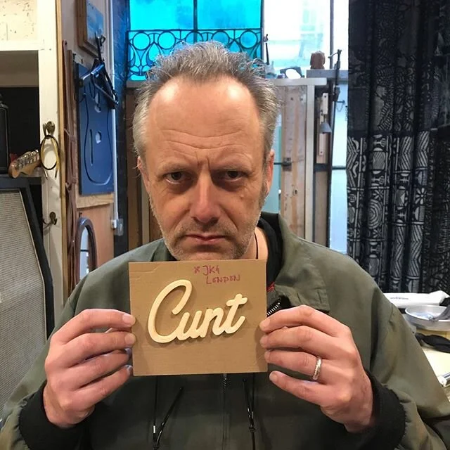Custom amp logo for Steve Gullick #josephkayeguitars #custom #amp #logo #vintage #marshall #oneoff #testpiece #london #guitar #workshop #luthier @stevegullick