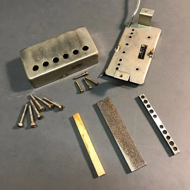 1961 Gibson PAF Restortion / Rewind - 42g plain enamel coil wire & Shellac dipped #josephkayeguitars #original #gibson #PAF #Humbucker #restoration #rewind #42g #plainenamel #lespaul #london #vintage #guitar #workshop #luthier