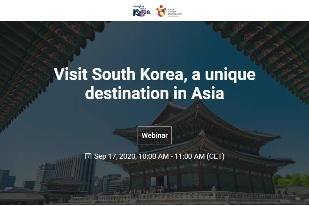 Korea Tourism Organization Webinar