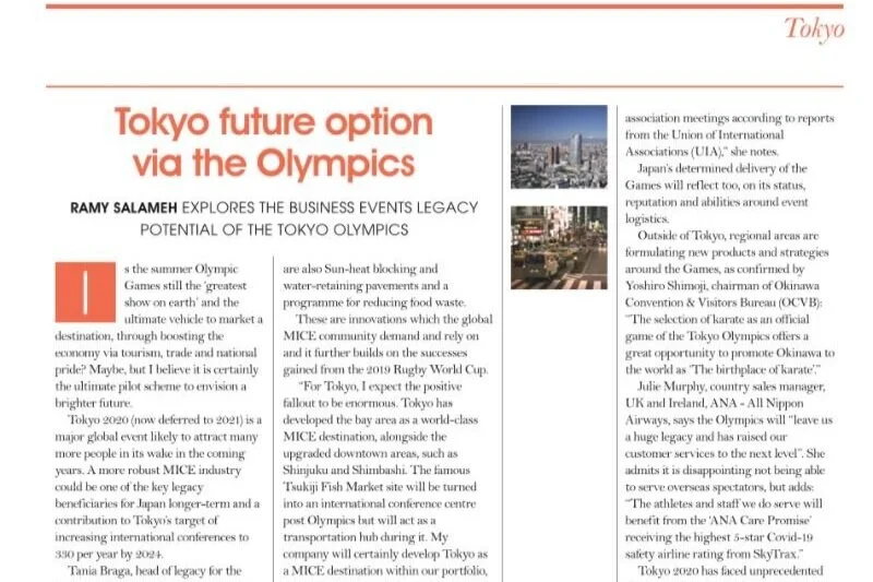 Tokyo Future Option Via The Olympics