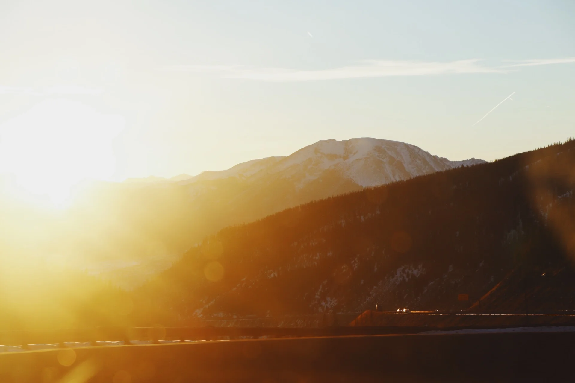 Rocky Mountain Sunset. (Copy)