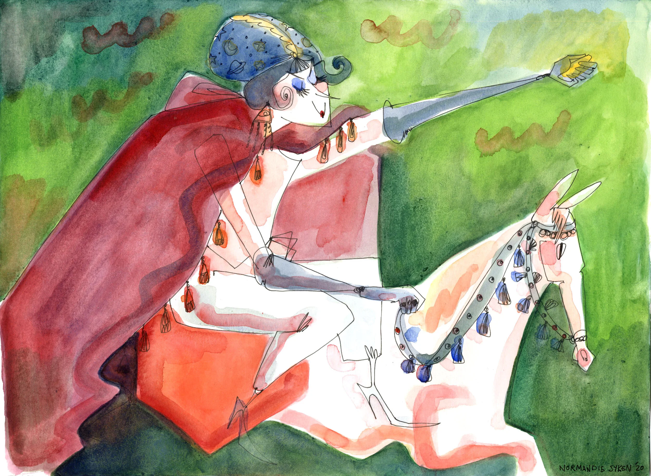 The Princess in Her Garden