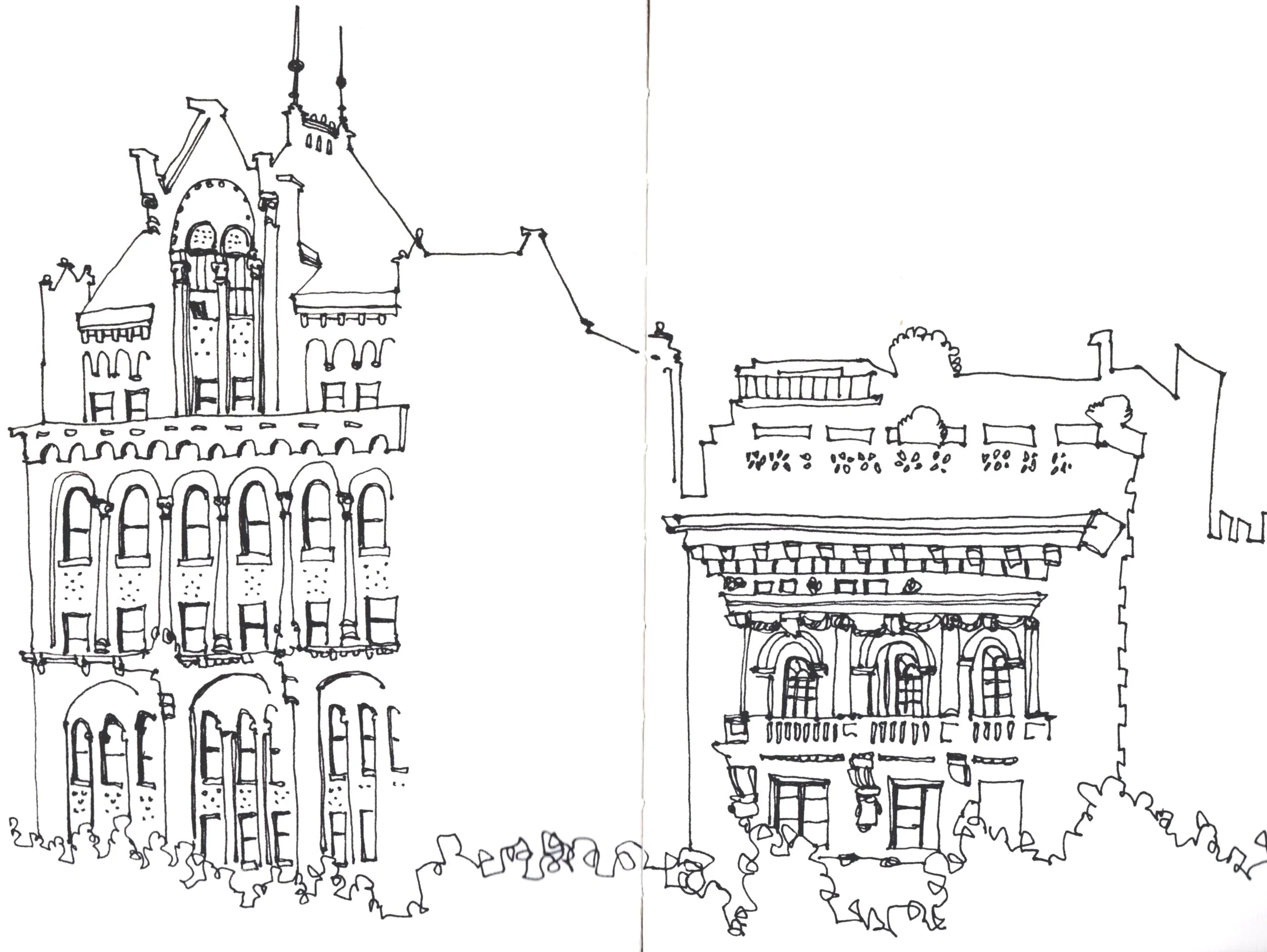 Buildings by Bryant Park