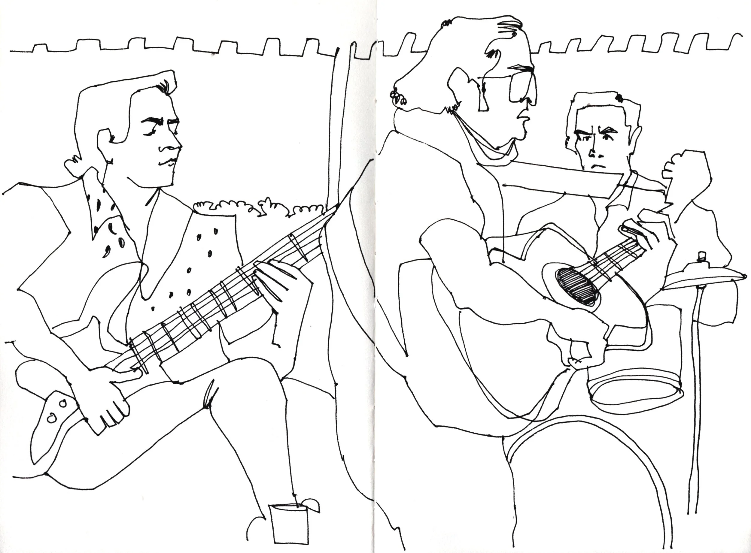 Musicians at The West Side Tennis Club