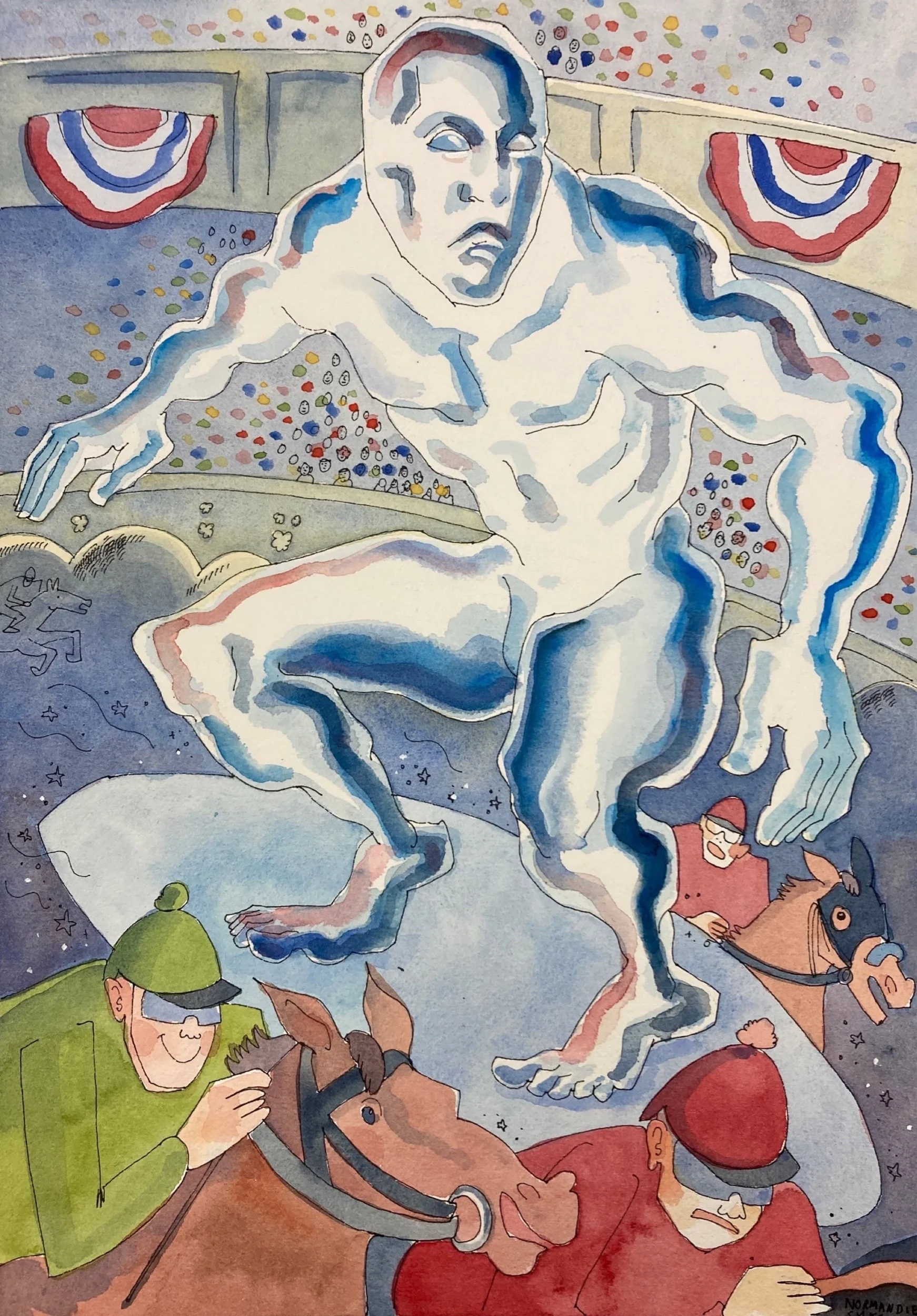 Silver Surfer at Belmont Park 