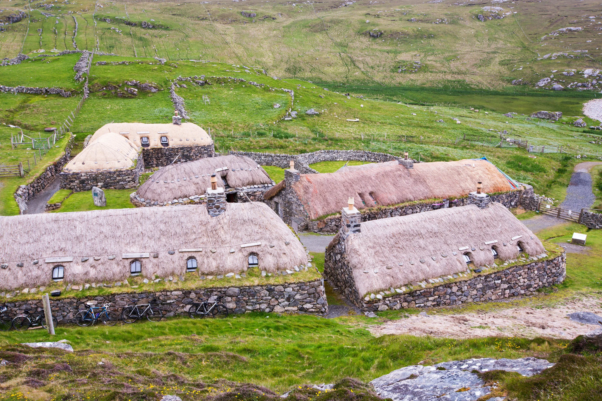 Fig 1. Gearrannan, preserved clachan on the Isle of Lewis. Photograph by Ashley Cooper