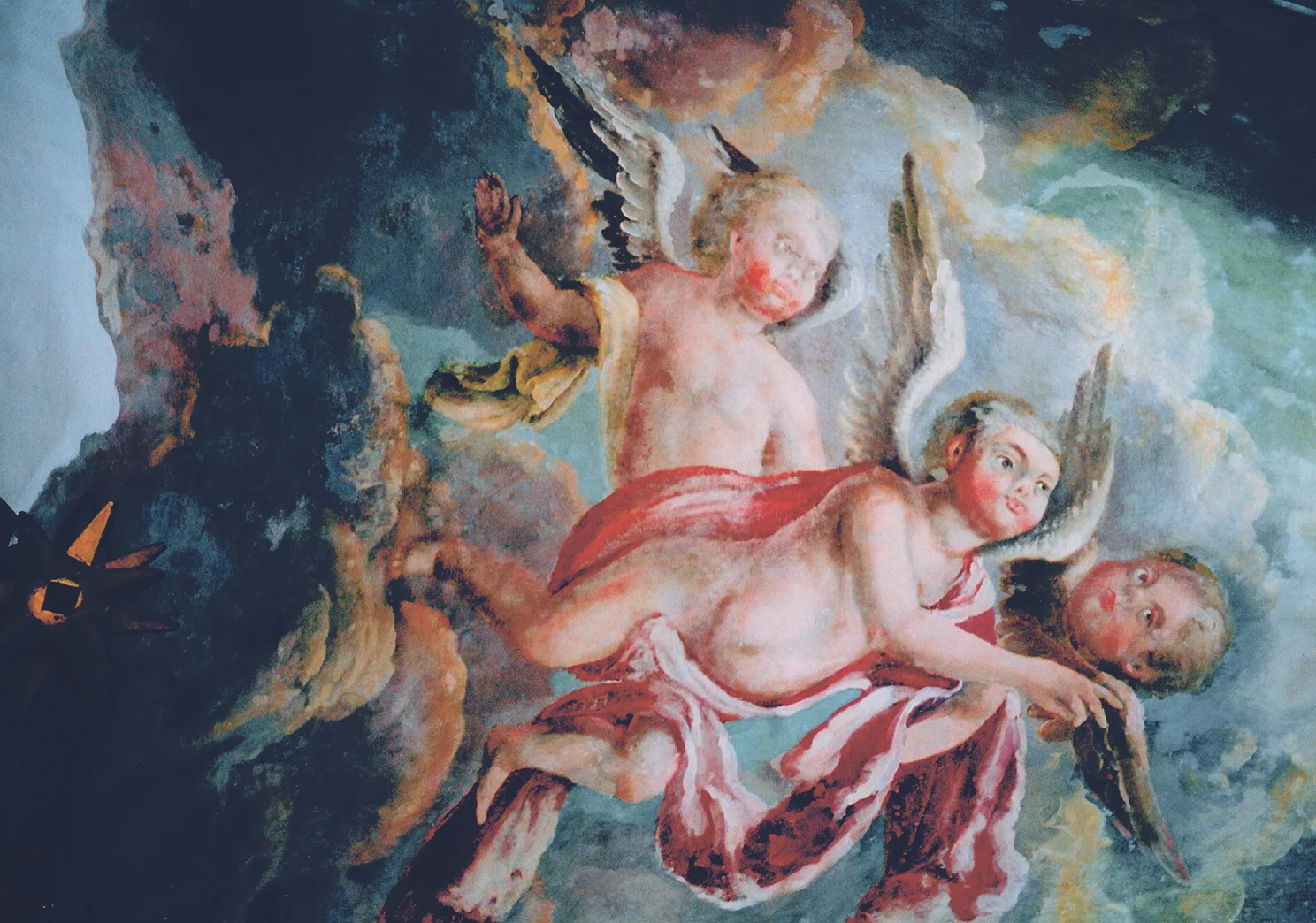 Angel frescos in St. Mary’s church in Rostock