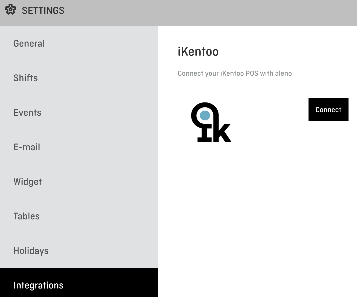 aleno restaurant reservatoin integration ikentoo.png
