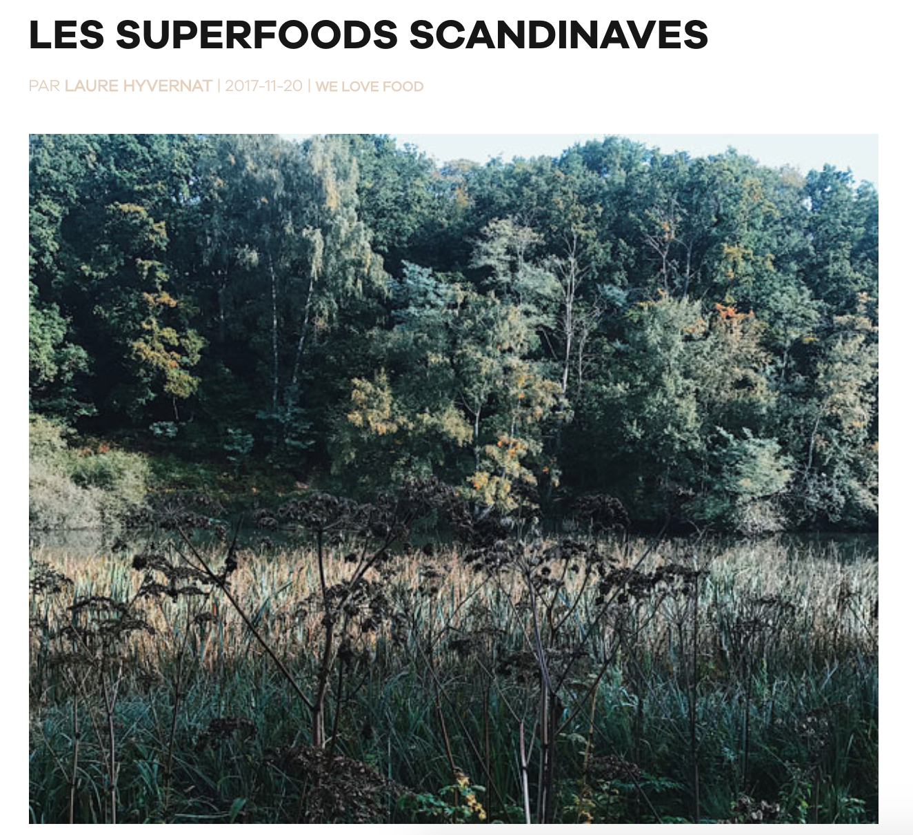 Les Superfoods Scandinaves | Atelier Nubio