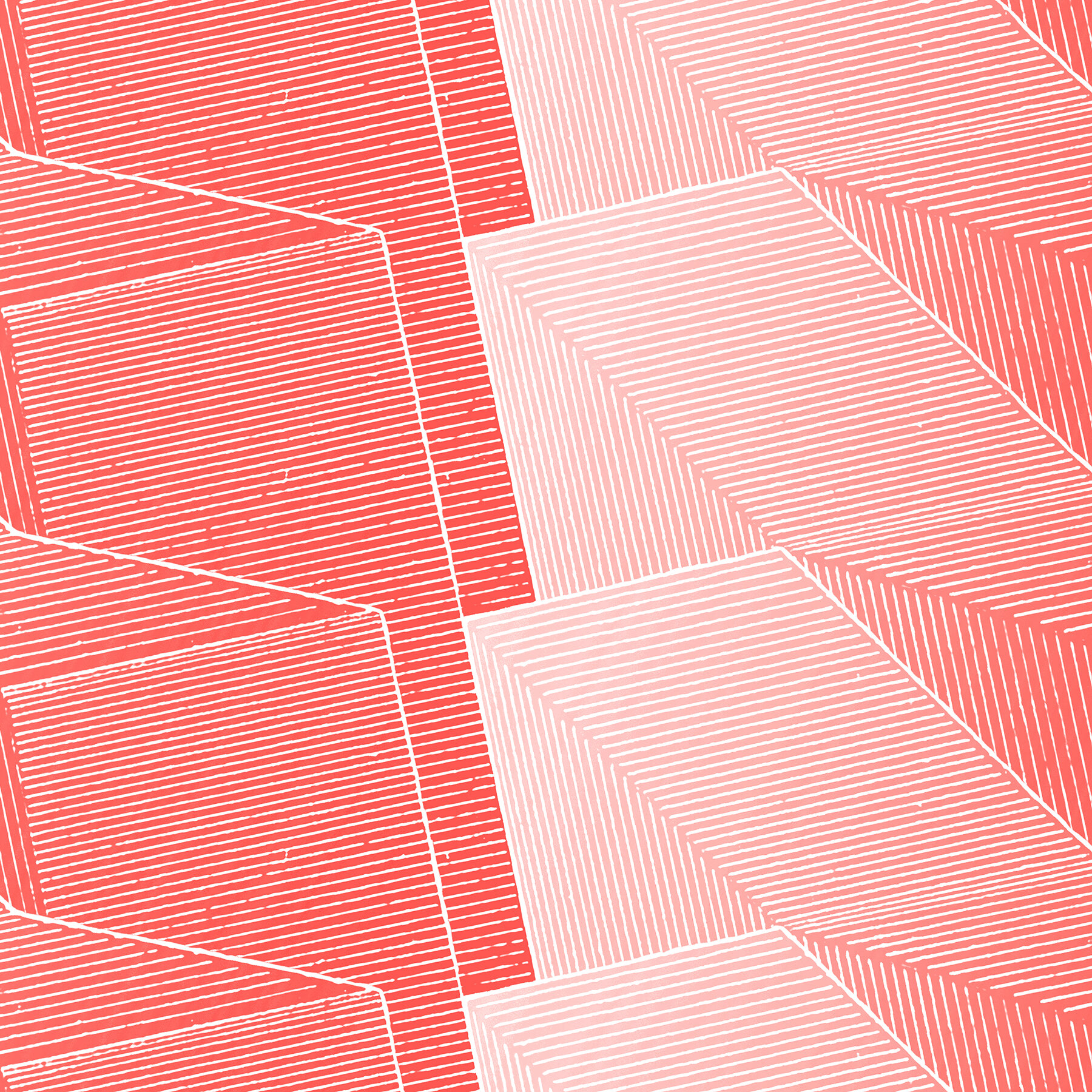 Euclid - Candy Cane, Geometric Wallpaper, Studio DeSimoneWayland