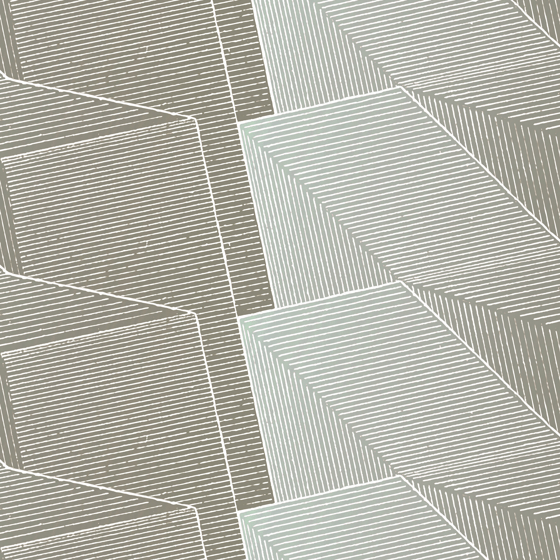 Euclid - White Sand, Geometric Wallpaper, Studio DeSimoneWayland