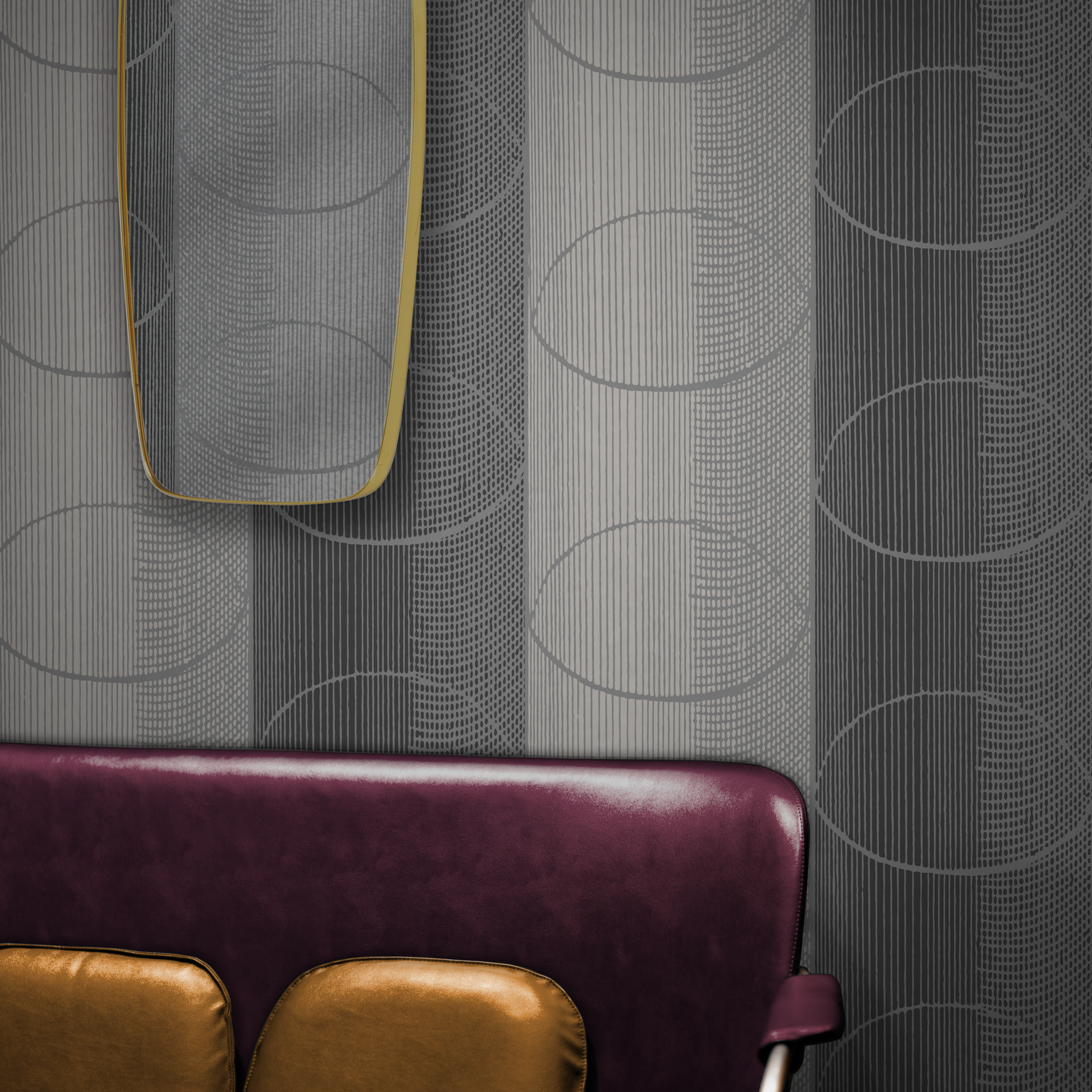 Des Cercles - Fog, Sofa, Mirror, Studio DeSimoneWayland