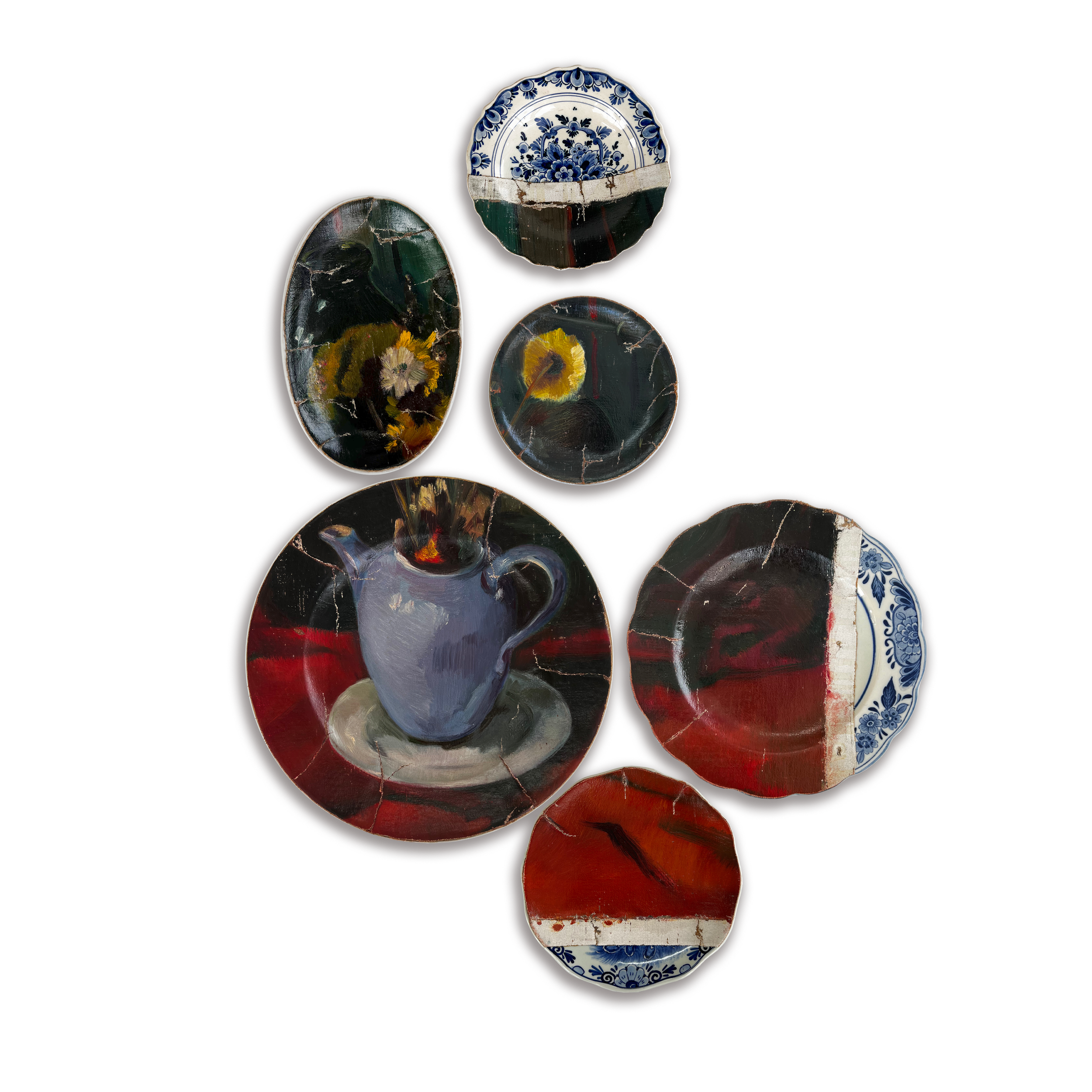 Still Life in Red and Blue