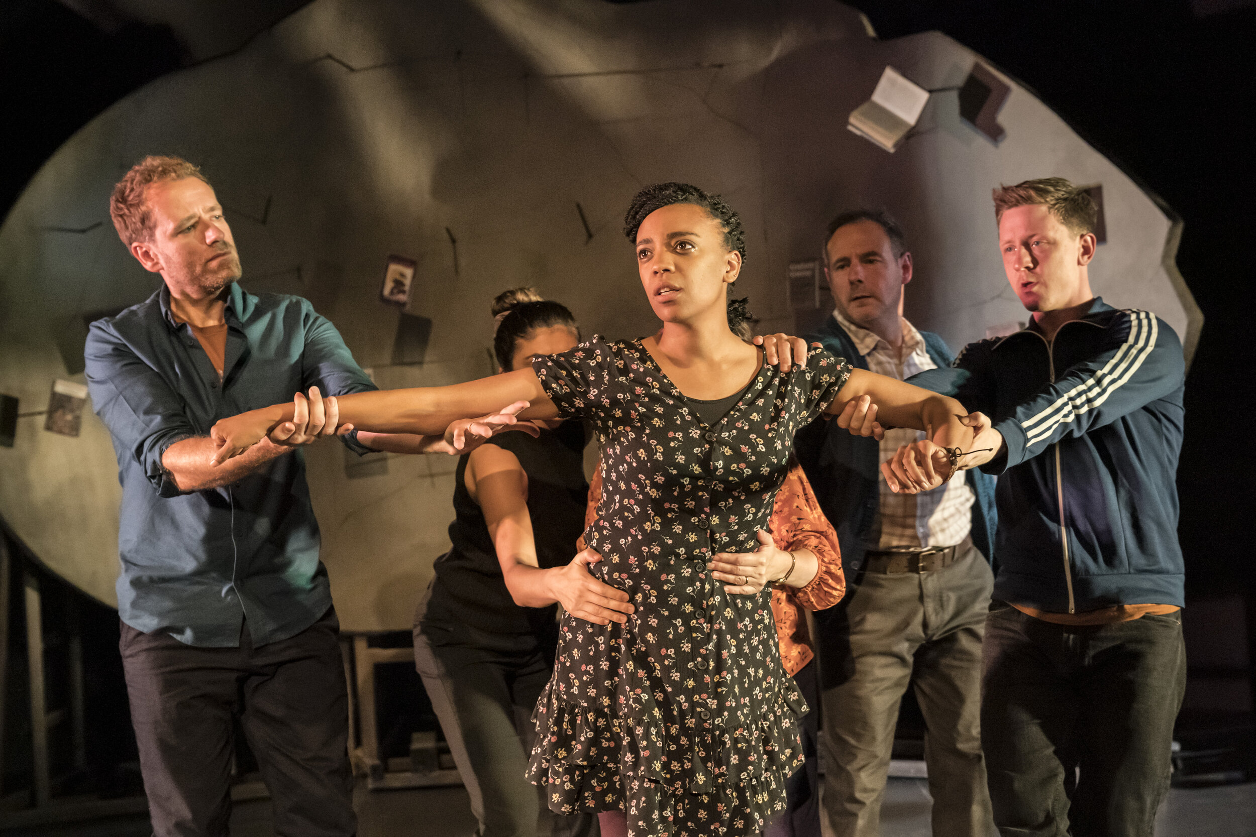 Janet Etuk and Company in Reasons to Stay Alive. Photo by Johan Persson..jpg