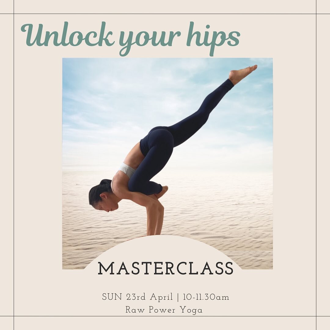 Monthly classes are back on 👊

🌀Unlock your hips 🌀

🗓Sunday 23rd April , 10-11.30am
📍Raw Power Yoga, Albion

The pelvis is the intersection between the upper body and lower body and when blockages exist it can lead to physical or energetic stagn