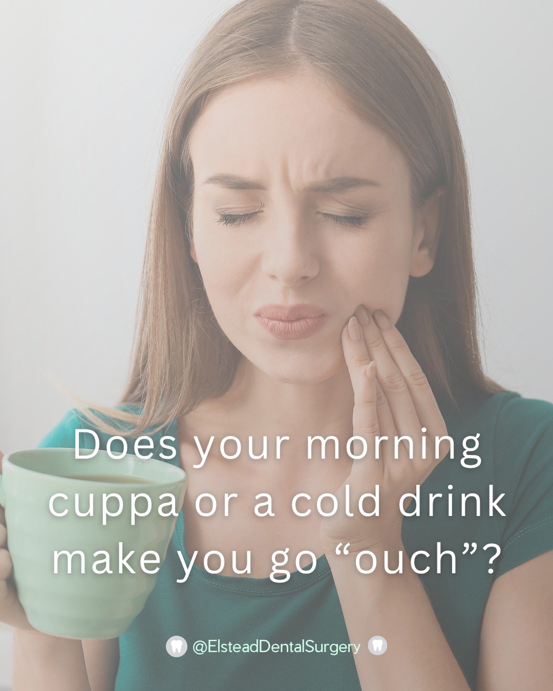Does your morning cuppa or a cold drink make you go &ldquo;ouch&rdquo;?
You're not alone &mdash; tooth sensitivity is more common than you think!

Whether it&rsquo;s a sharp twinge or a dull ache, it&rsquo;s your teeth&rsquo;s way of saying they need