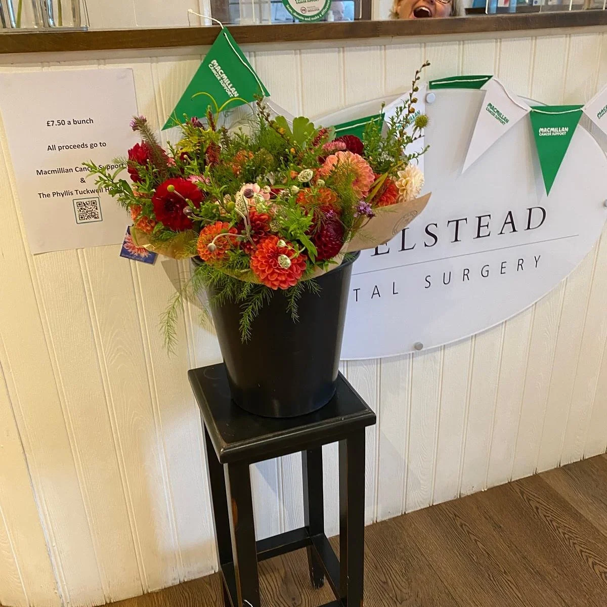 🌸 A huge thank you to everyone who joined us for today&rsquo;s Macmillan Coffee Morning! 💚
Sarah is keeping the fundraising going by selling these beautiful flowers, with all proceeds going to Macmillan and Phyllis Tuckwell. 

Pop by if you&rsquo;d
