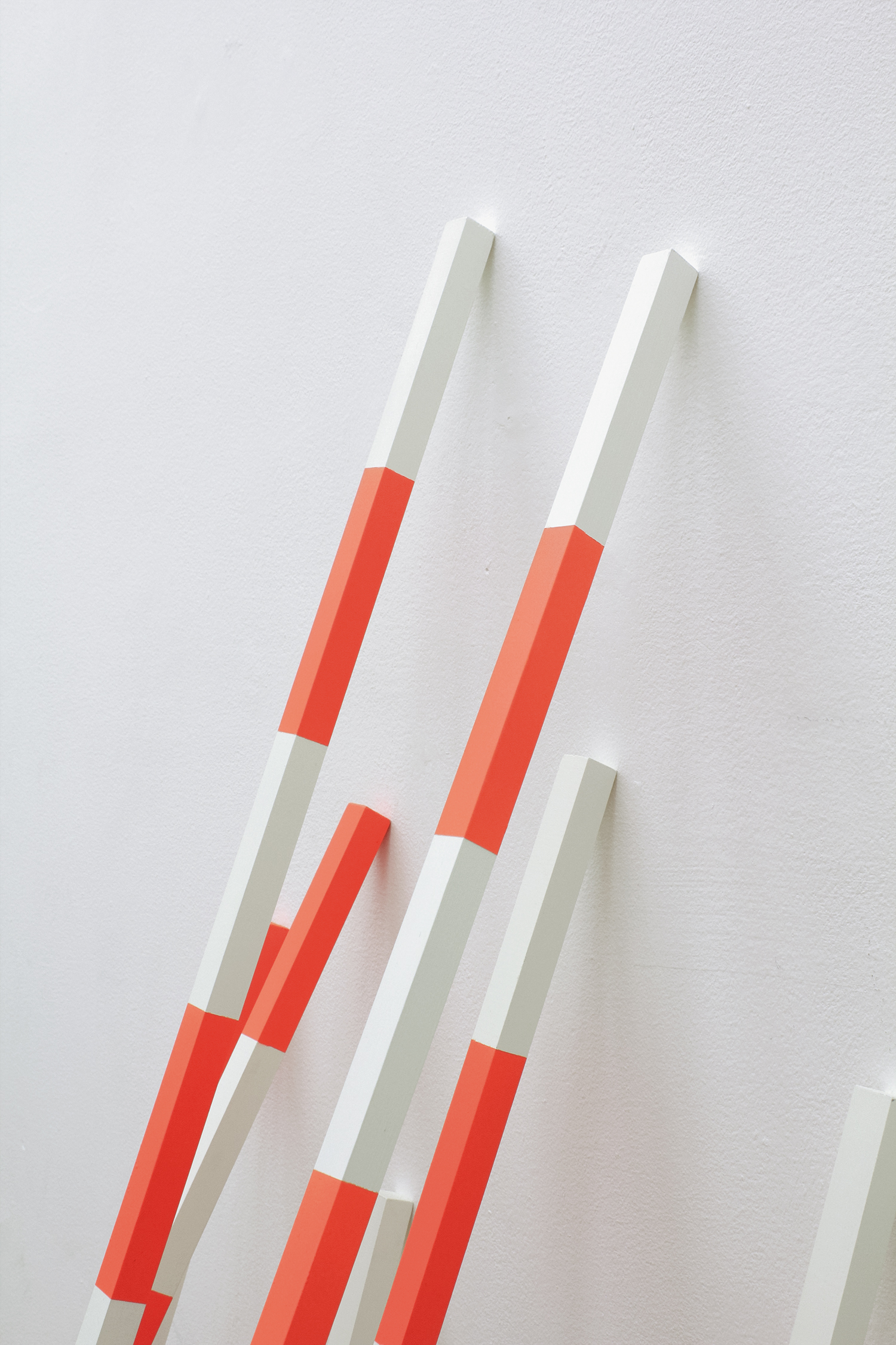 Orange Broken Lines